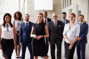 diverse business team