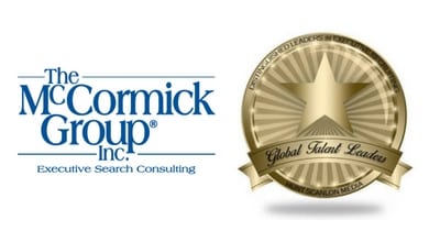 mccormick group logo and global talent leaders award badge